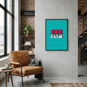 222 Angel number calm poster lifestyle image okos-koti-3